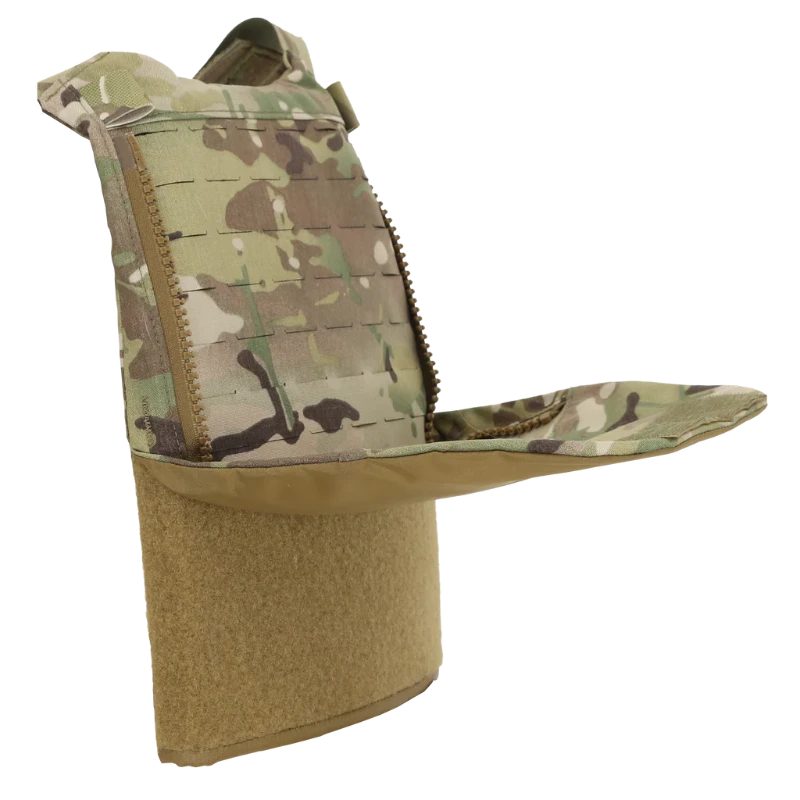 Multicam Camouflage tactical vest on a white background