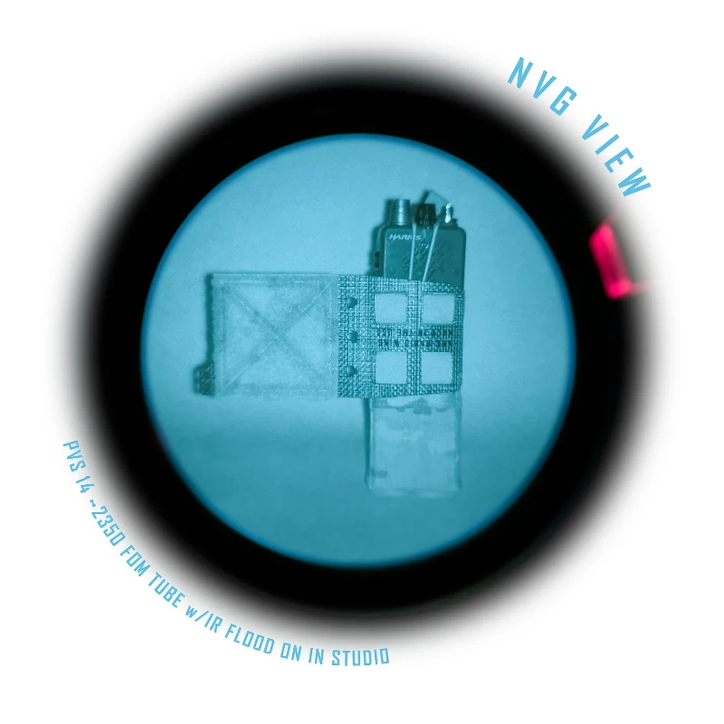 Night Vision View of the ARC Radio Wing in licensed MULTICAM