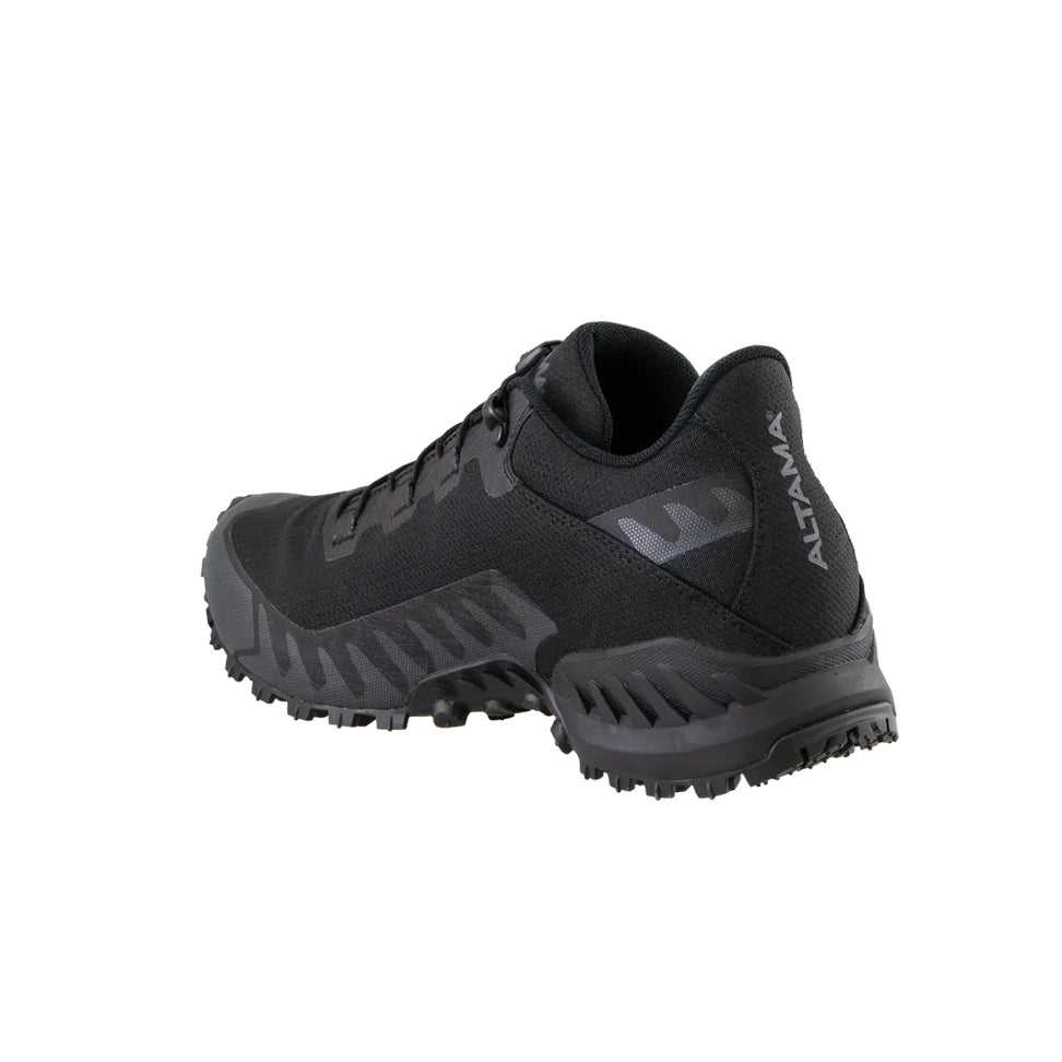 Altama Legacy Low Black tactical training shoe featuring ESS energy stabilizing system for support and motion control under load