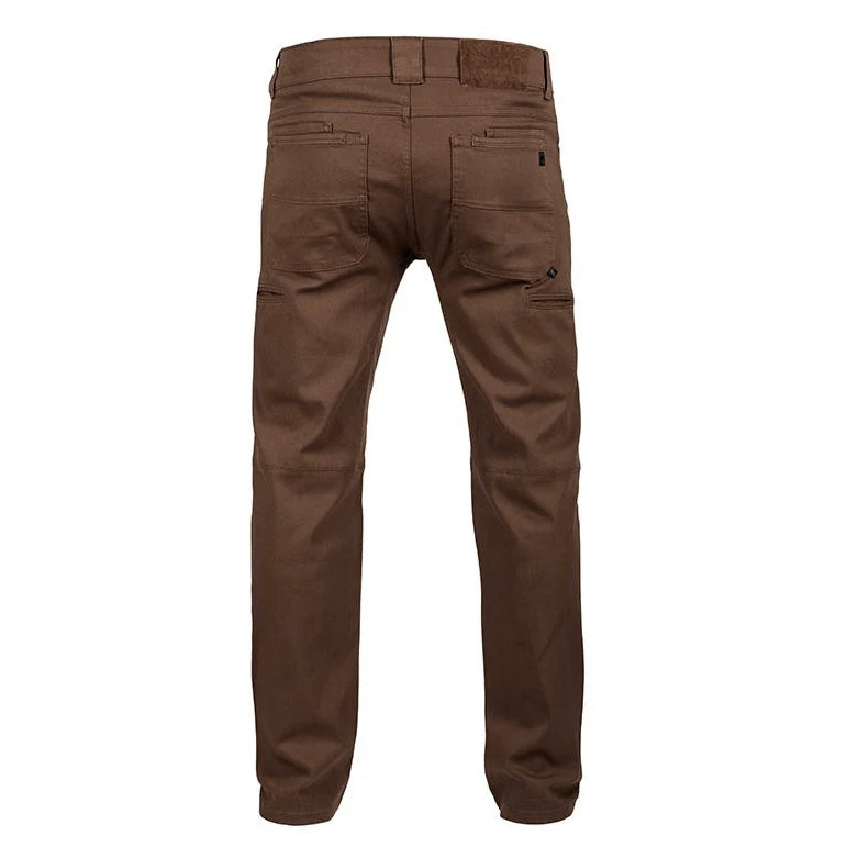 Back view of the Bison Carlos Ray Slim Fit Tactical Pants showing rear pockets, reinforced seams, and streamlined construction.