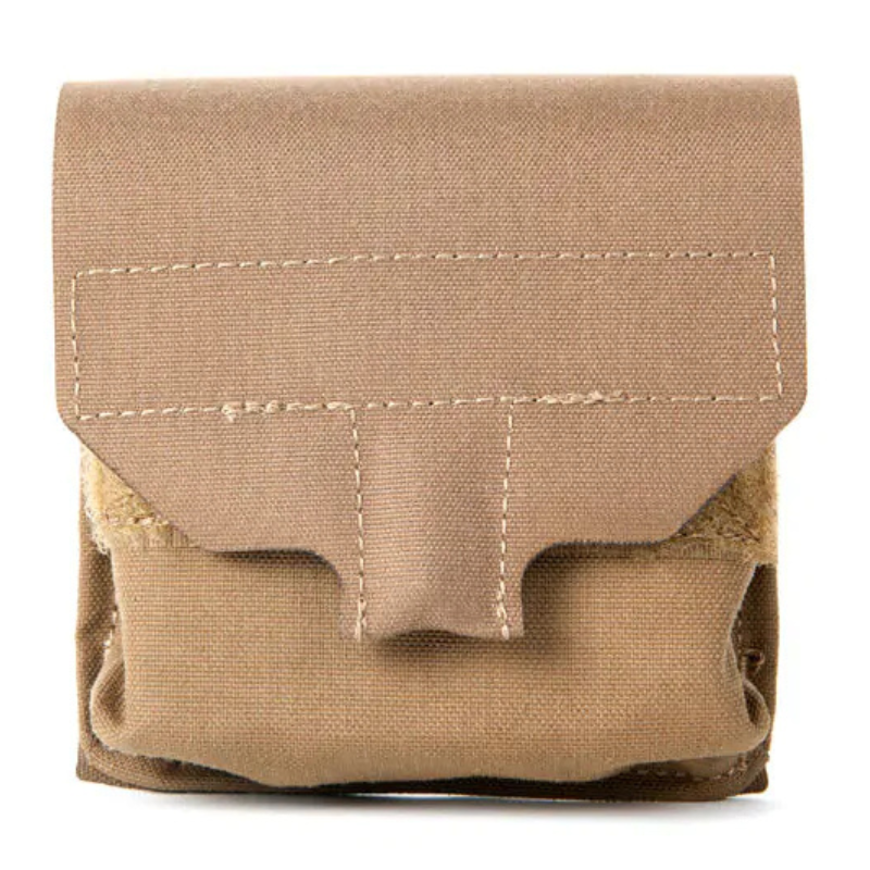 Coyote Brown Blue Force Gear Boo Boo Kit Pouch featuring a compact design for organizing first aid items, spare parts, and EDC accessories.