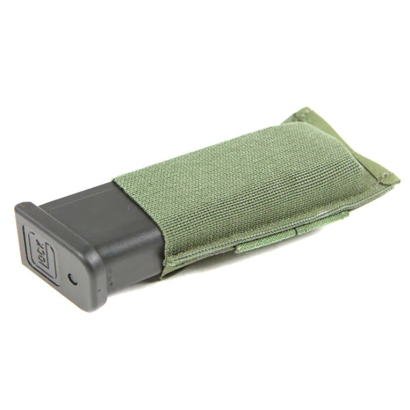 Blue Force Gear Ten-Speed® Single Pistol Mag Pouch in Ranger Green | Slim MOLLE mag pouch with Helium Whisper® attachment system
