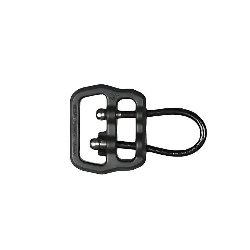 Black Blue Force Gear ULoop lightweight sling connector built for compatibility with AK, AR, SCAR, SIG, and other weapon platforms.