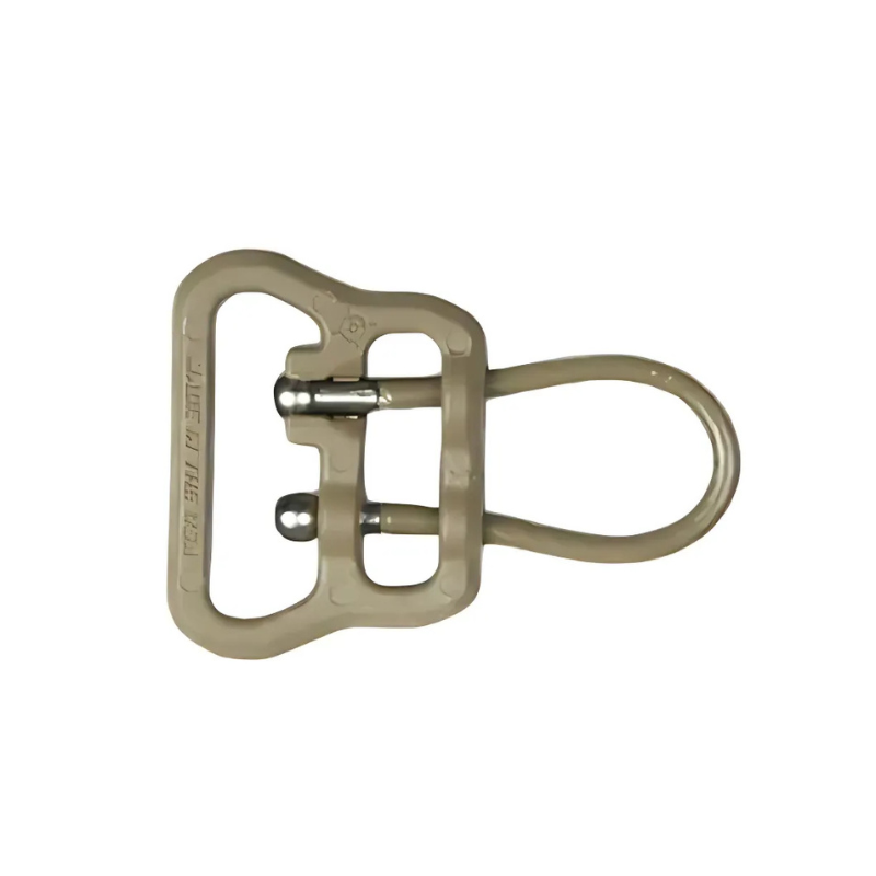 Coyote Brown Blue Force Gear ULoop universal sling attachment designed for secure, silent mounting on rifles and tactical firearms.