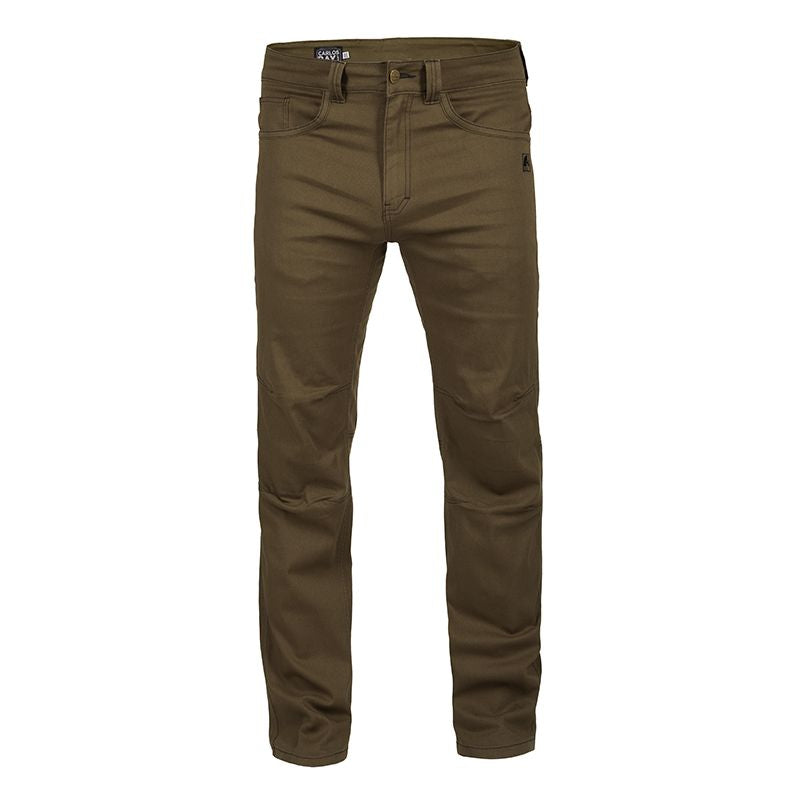 Front view of the Bloodgrass Carlos Ray Slim Fit Tactical Pants showing slim tapered cut, reinforced pockets, and modern EDC styling.