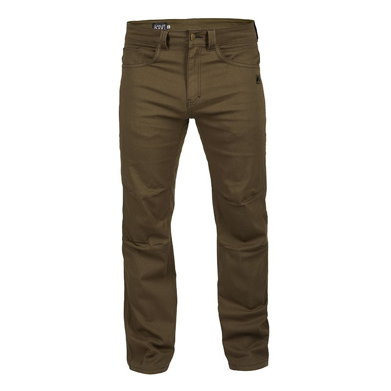 Front view of the Carlos Ray Tactical Pants in Bloodgrass showing standout colorway, stretch twill fabric, reinforced pockets, and tactical mag pockets ideal for EDC, concealed carry, range work, and all day mobility.