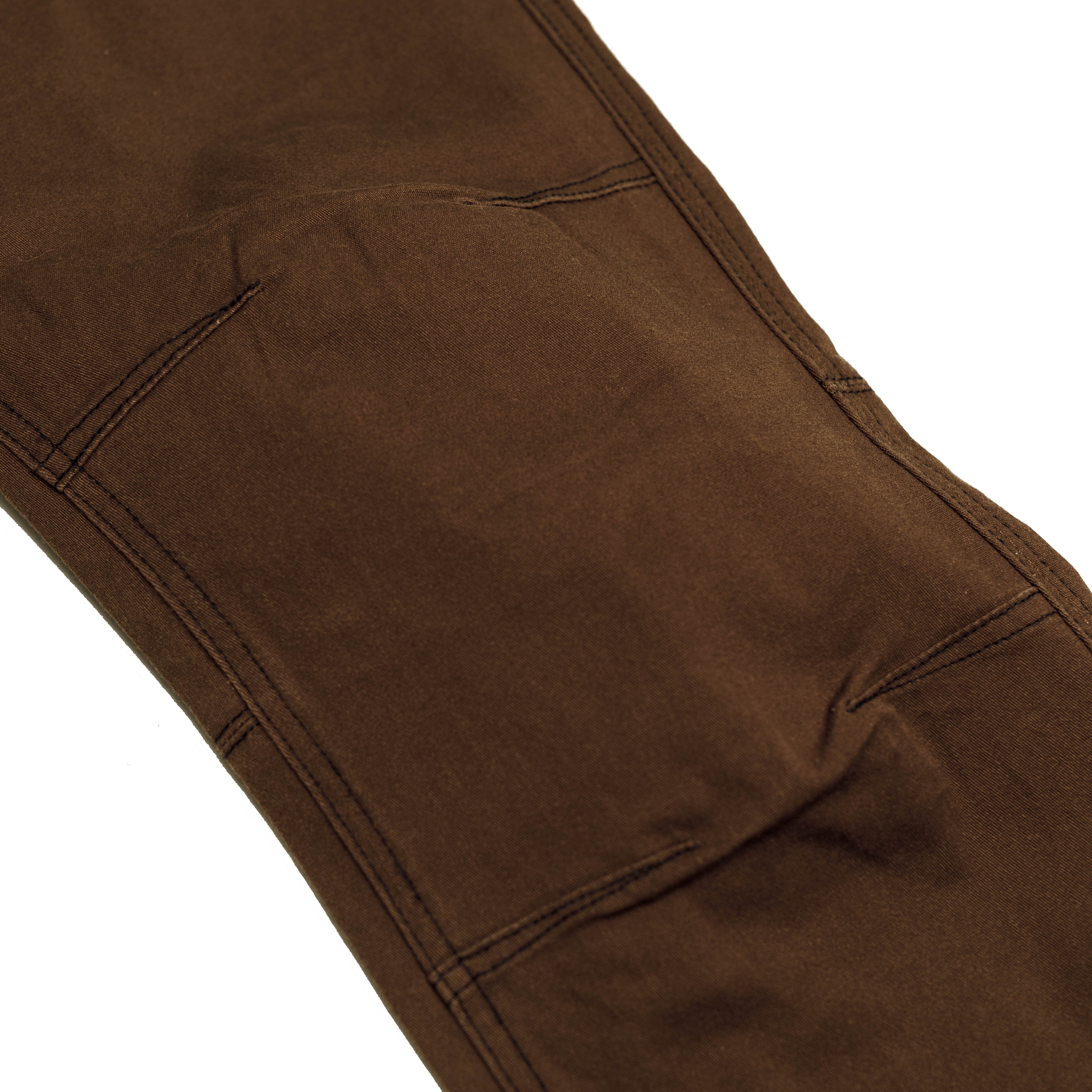 Close-up detail of the Carlos Ray V3 Tactical Pants articulated knee design, highlighting the ergonomic shaping that enhances mobility, comfort, and range of motion during tactical movement, EDC use, and active daily wear.
