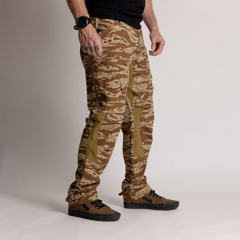Best combat pants with dual outer thigh vents for airflow