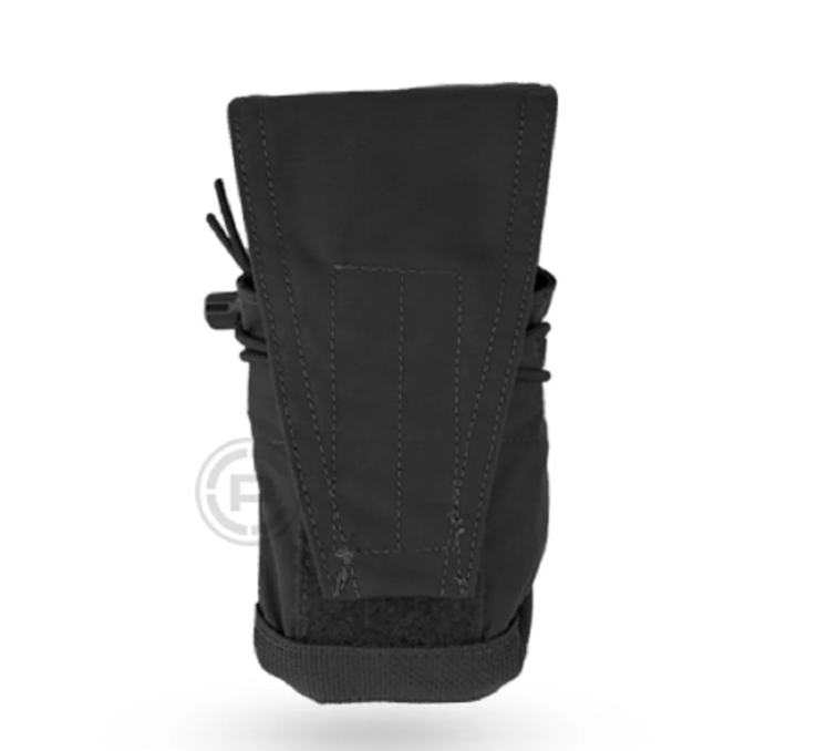 Crye Precision 5.56/7.62/MBITR Pouch Black modular tactical pouch designed to hold 5.56 or 7.62 magazines and MBITR radio on MOLLE setup