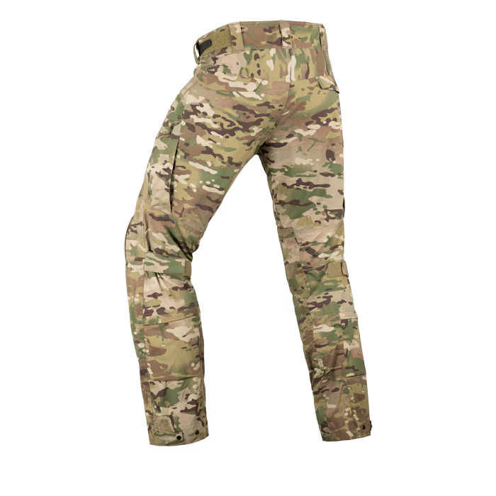 Crye Precision G4 Temperate Shell Combat Pant, weather-resistant tactical pants built from lightweight stretch nylon with mesh airflow pockets and reinforced utility features.