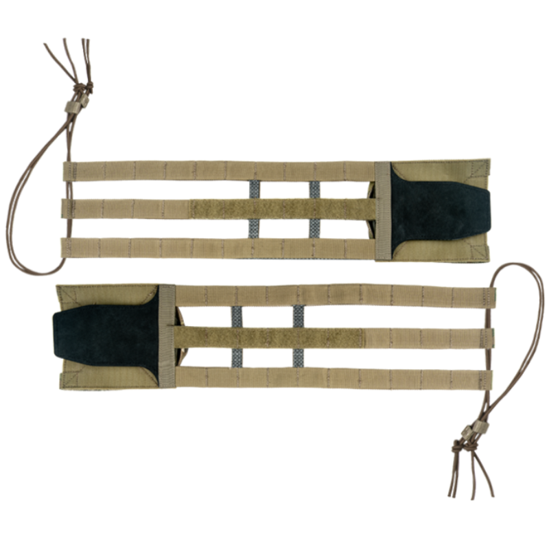 Crye Precision R-Series 3-Band Structural Cummerbund in MultiCam showing the three-row MOLLE layout and structural support design.
