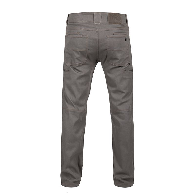 Rear image of the Dark Urban Grey Slim Fit Carlos Ray Pants showing seat reinforcement and clean design.