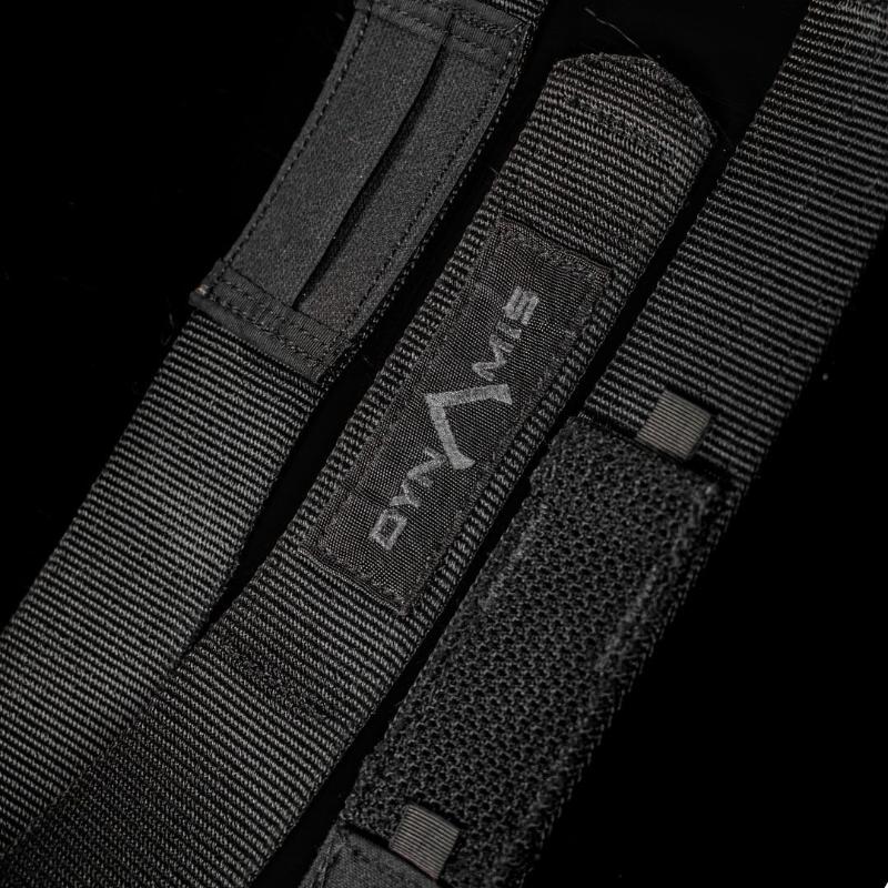 Detailed view of the concealed storage pockets integrated into the Dynamis Alliance 1.75 Inch LOPRO Belt for discreet EDC carry.