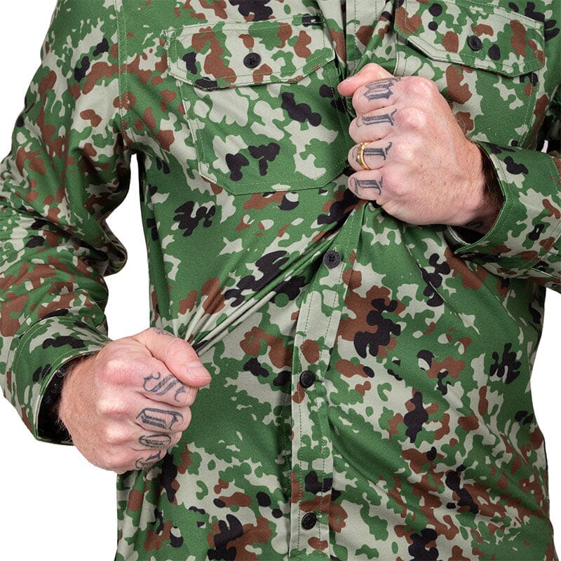 TD Tombstone Flannel Japanese Jietai Camo TD Apparel