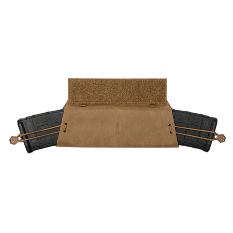 Ferro Concepts Dangler AR Coyote Brown tactical dangler pouch designed to carry two AR-15 magazines beneath a plate carrier