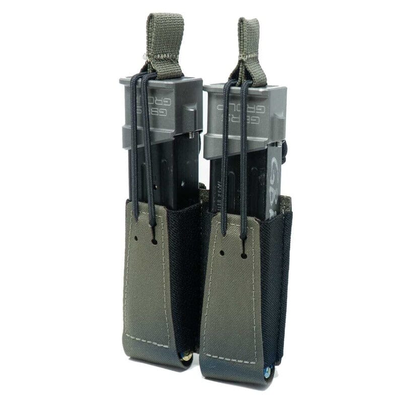 GBRS Double Pistol Mag Pouch w/ Bungee Retention Accessory Pouch GBRS Group Ranger Green