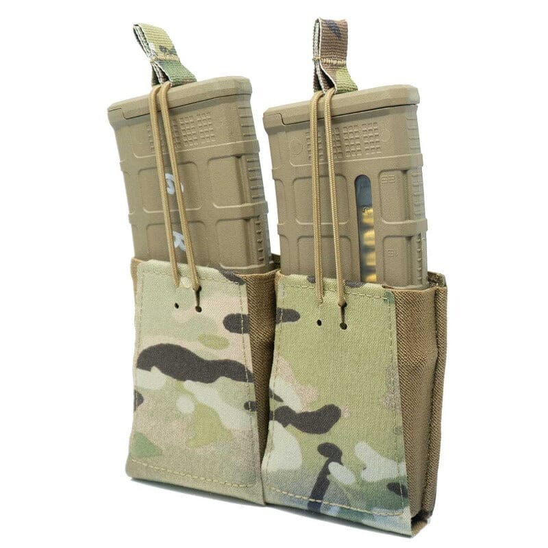 GBRS Double Rifle Mag Pouch w/ Bungee Retention Accessory Pouch GBRS Group MultiCam