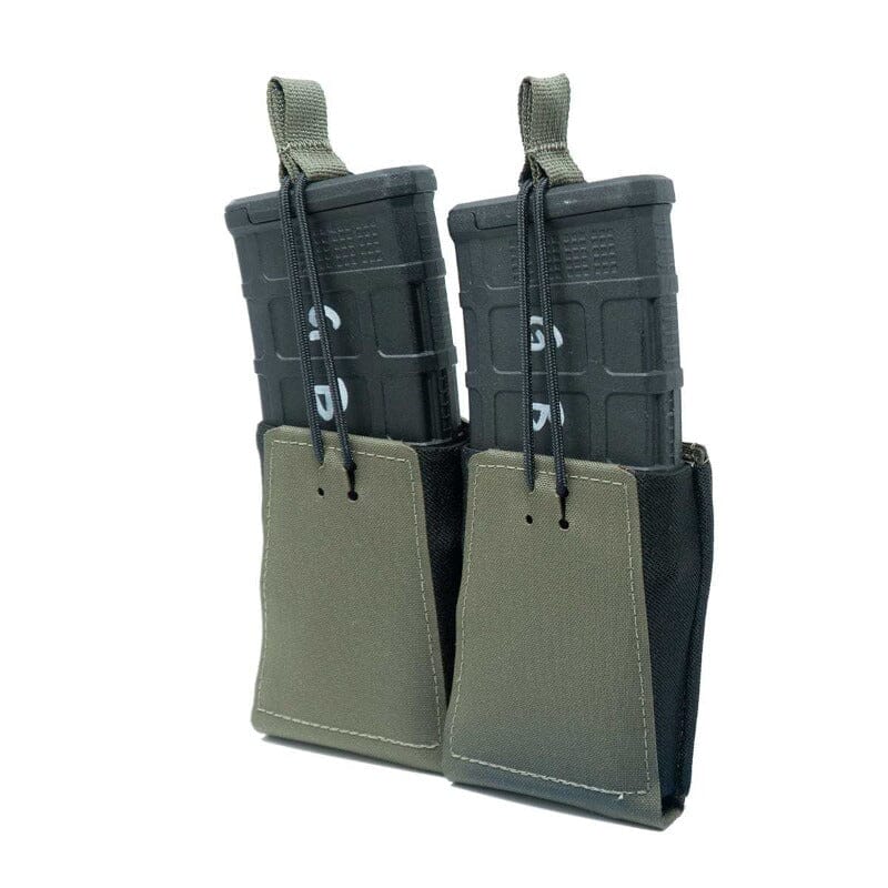 GBRS Double Rifle Mag Pouch w/ Bungee Retention Accessory Pouch GBRS Group Ranger Green