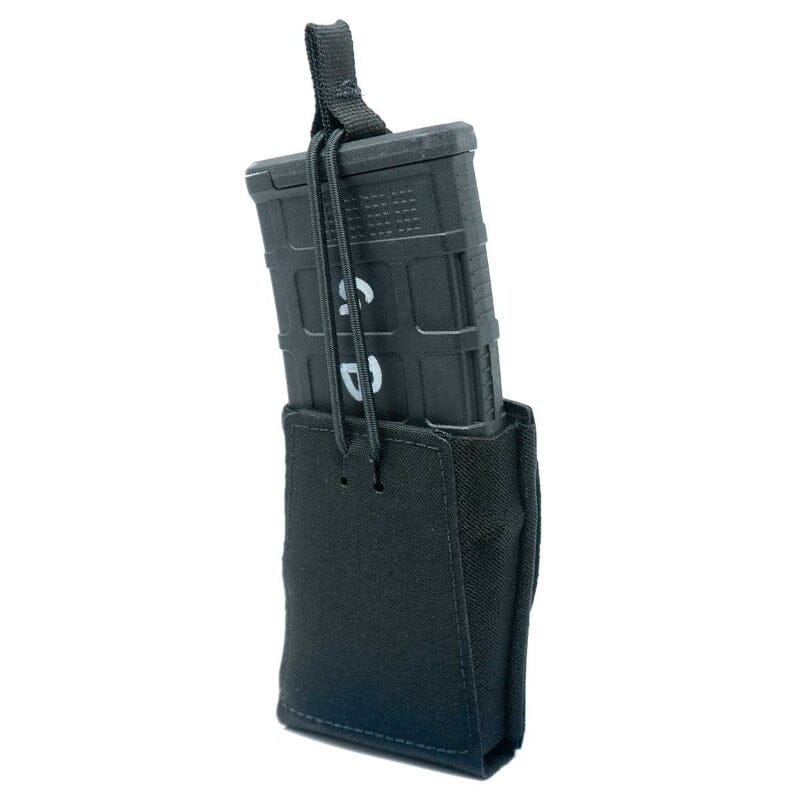 GBRS Single Rifle Mag Pouch w/ Bungee Retention Accessory Pouch GBRS Group Black