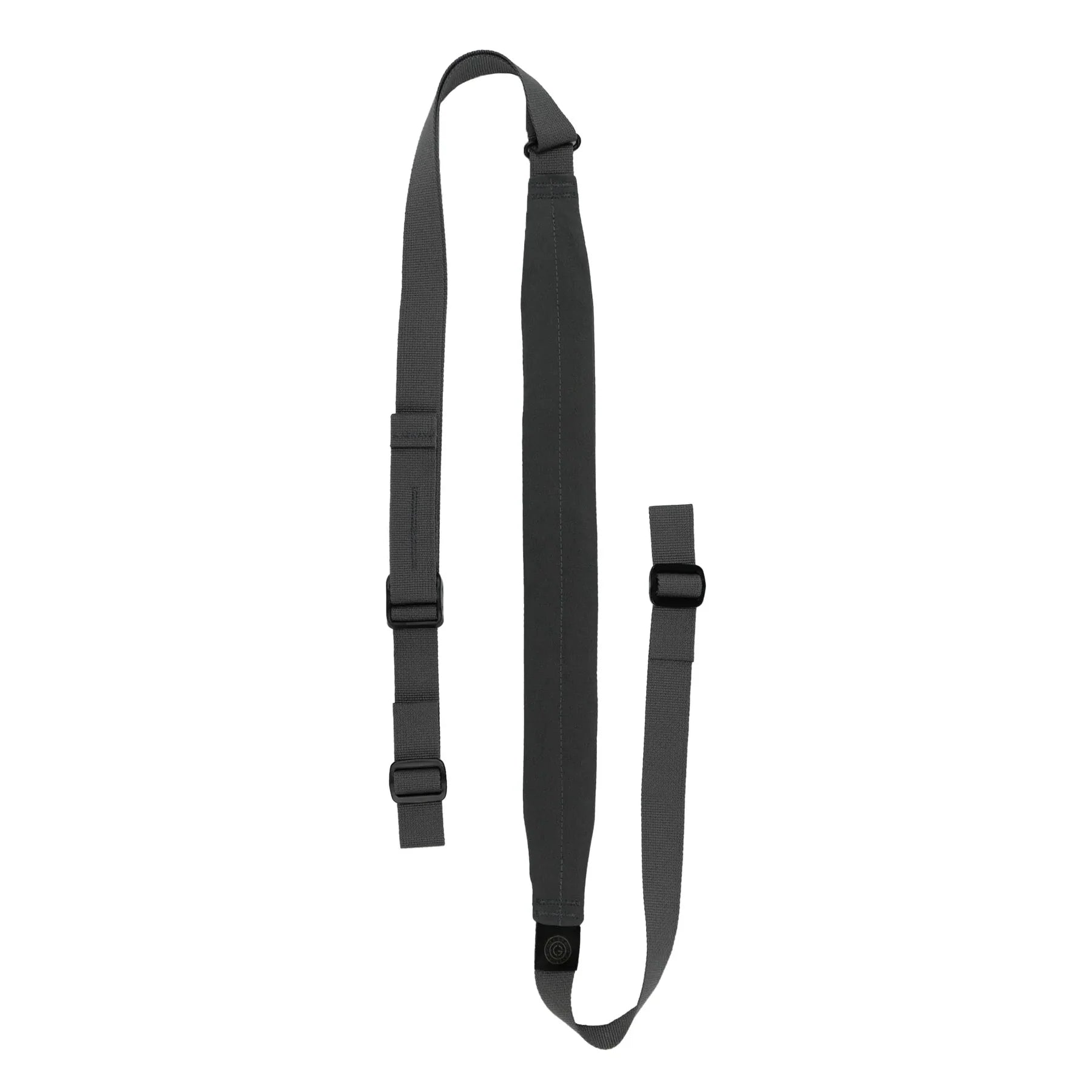 GBRS Group SBS Sling in Wolf Grey minimalist adjustable rifle sling with 16 inch padded neck section, 40 inch front adjustment, lightweight 2.7 oz two point tactical sling for plate carrier and duty weapon setups made in the USA