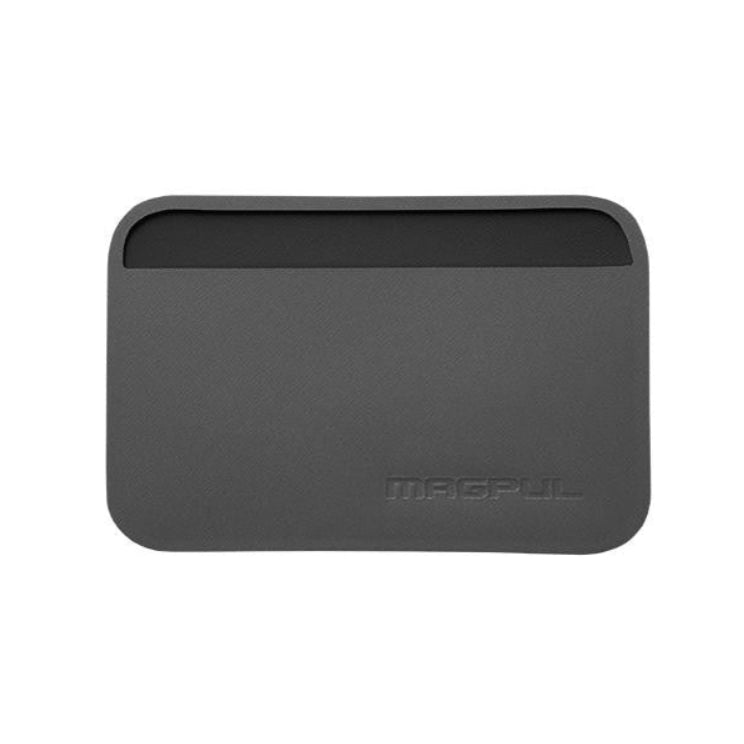 Magpul DAKA Essential Wallet Grey front view showing slim minimalist everyday carry wallet made from reinforced polymer fabric