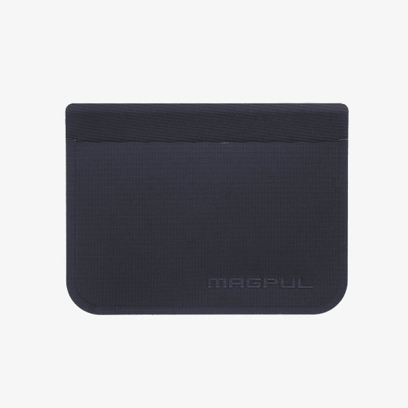 Magpul DAKA Everyday Folding Wallet Grey front view highlighting durable reinforced polymer construction