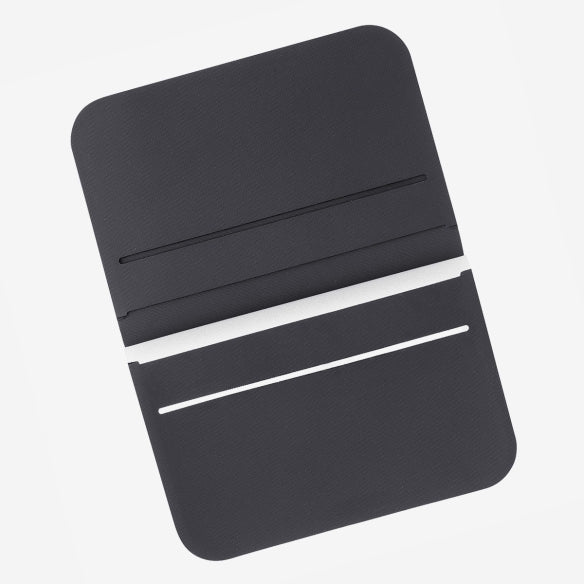 Magpul DAKA Everyday Folding Wallet Grey unfolded showing capacity for up to seven cards and center seam design