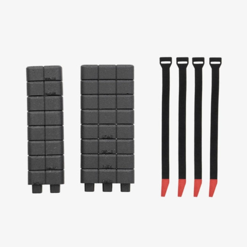 Magpul DAKA Universal GRID gear retention strap securing rifle optic and accessories inside modular rifle case system