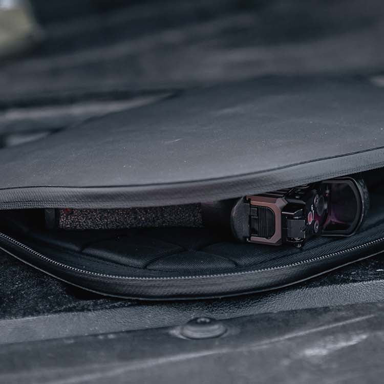 Magpul DAKA Single Pistol Case Black used for discreet handgun storage in vehicle or safe highlighting compact water resistant design