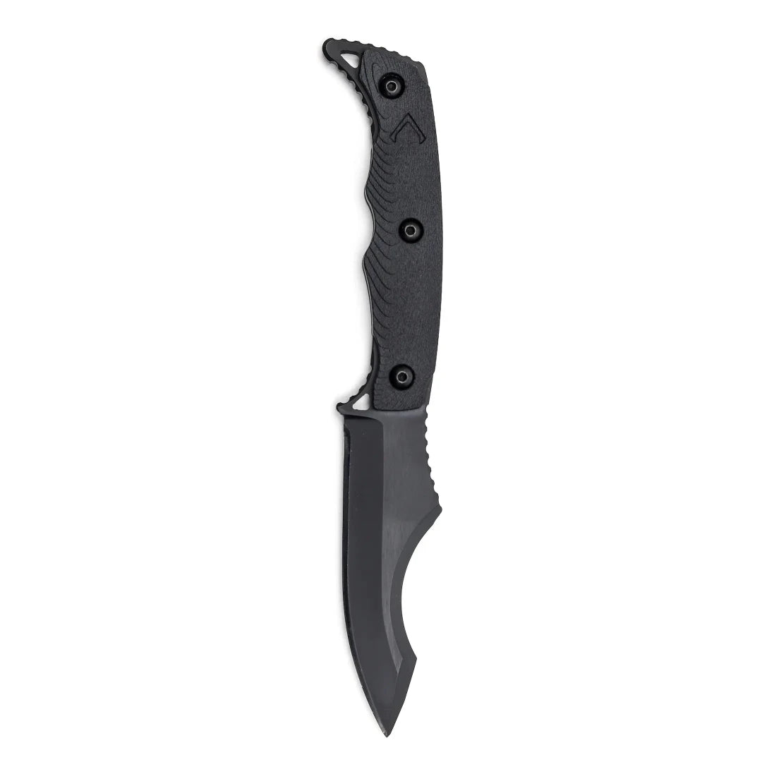 Dynamis Alliance Mid Knight Crusader featuring 3D printed handle scales and skeletonized full tapered tang construction