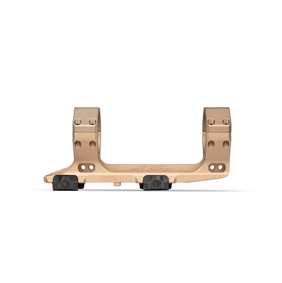 Reptilia AUS 34mm Optic Mount 1.54 inch precision scope mount machined from 7075 T6 billet aluminum for Picatinny rails