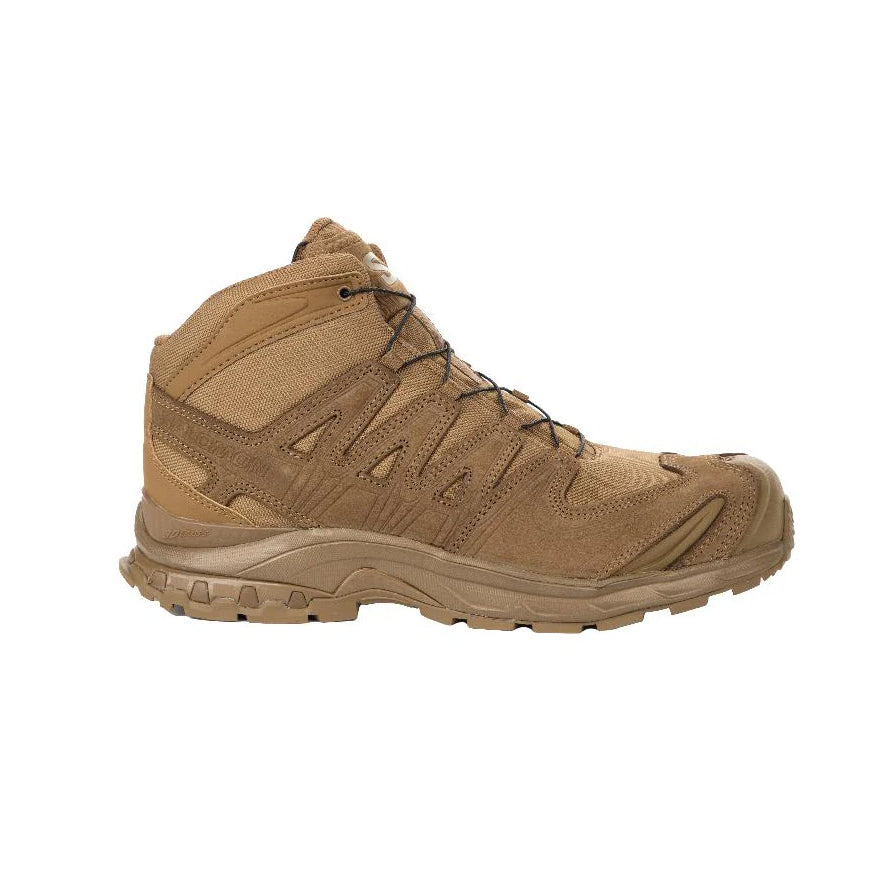 Coyote Brown Salomon XA Forces Mid boot built for fast movement, durable protection, and reliable performance across varied terrain.