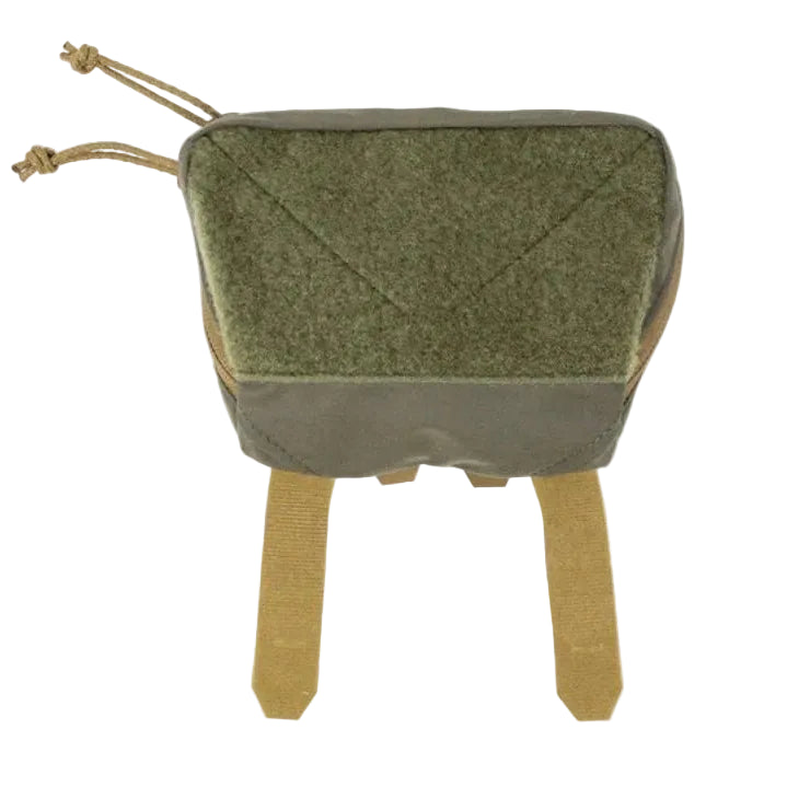 Shaw Concepts ARC Admin Pouch in Ranger Green low profile tactical admin and EUD pouch with tapered design and laser cut MOLLE PALS mounting, built for plate carriers and chest rigs to organize mission tools, phones, maps, and comms gear without blocking magazine access