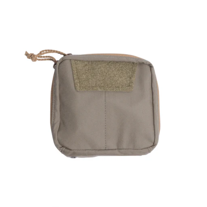 Shaw Concepts NERD Pouch Small in Ranger Green compact tactical admin pouch and EUD organizer with MOLLE PALS mounting, internal loop field, and elastic retention designed for plate carriers, chest rigs, military combat gear, and law enforcement duty setups made in the USA