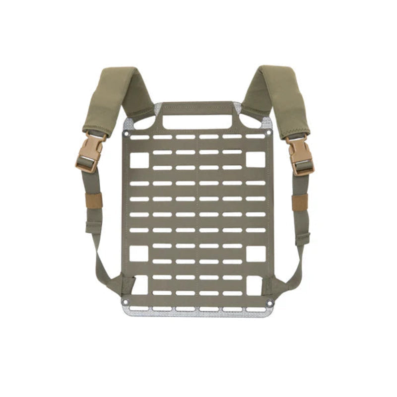 Shaw Concepts Plate Carrier Panel in Ranger Green modular expansion panel designed for plate carriers and chest rigs
