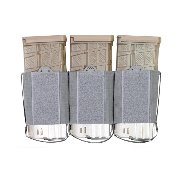 Shaw Concepts RAM Elastic Insert Triple 308 in Wolf Grey tactical 7.62x51 placard insert with reinforced Tegris thermoplastic cells
