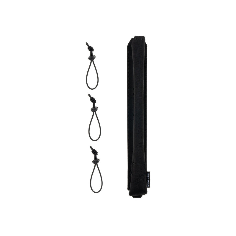 Spiritus Systems Magic Stick Pouch in Black featuring adjustable shock cord retention and MOLLE compatibility for mission-specific tools.