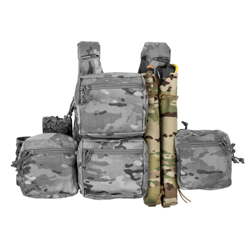 Spiritus Systems Magic Stick Pouch integrated into a tactical loadout, demonstrating placement options for breaching tools and specialty equipment.