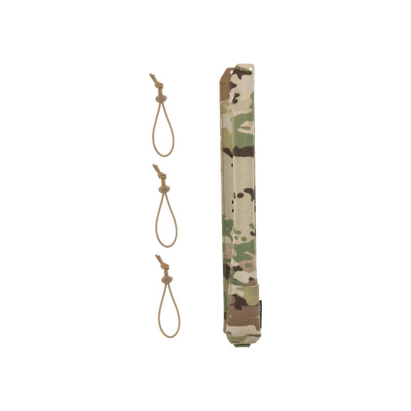 Spiritus Systems Magic Stick Pouch in MultiCam featuring adjustable retention and an open-top design for breaching tools, linear charges, and cylindrical equipment.
