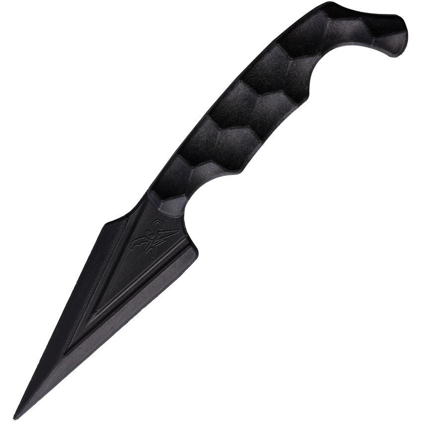 Stroup Knives Ultralite Non Metallic fixed blade in black made from injection molded Zytel with one piece construction and discreet carry design