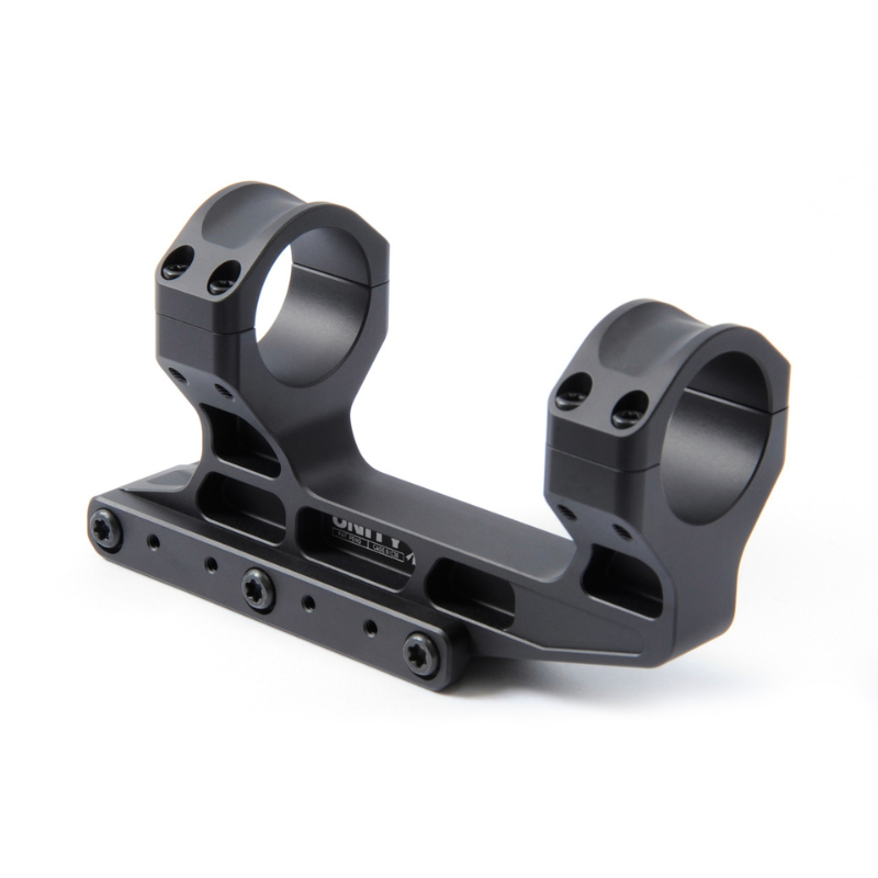 Unity FAST LPVO Scope Mount in black | 2.05" optical centerline for heads-up shooting posture with 30mm or 34mm scopes