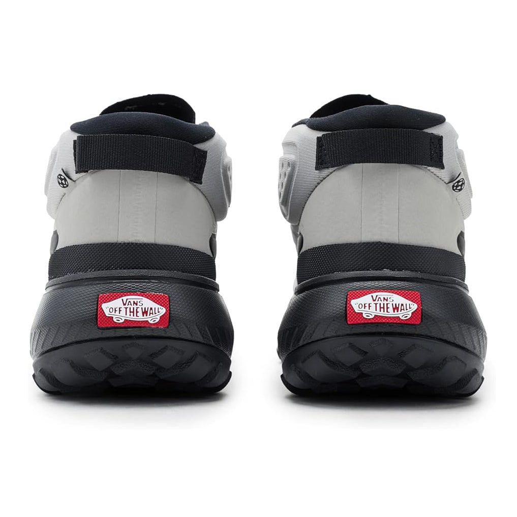 Rear view of the Vans Crosspath Mid Shoe displaying the padded collar, pull tab, and supportive heel design.