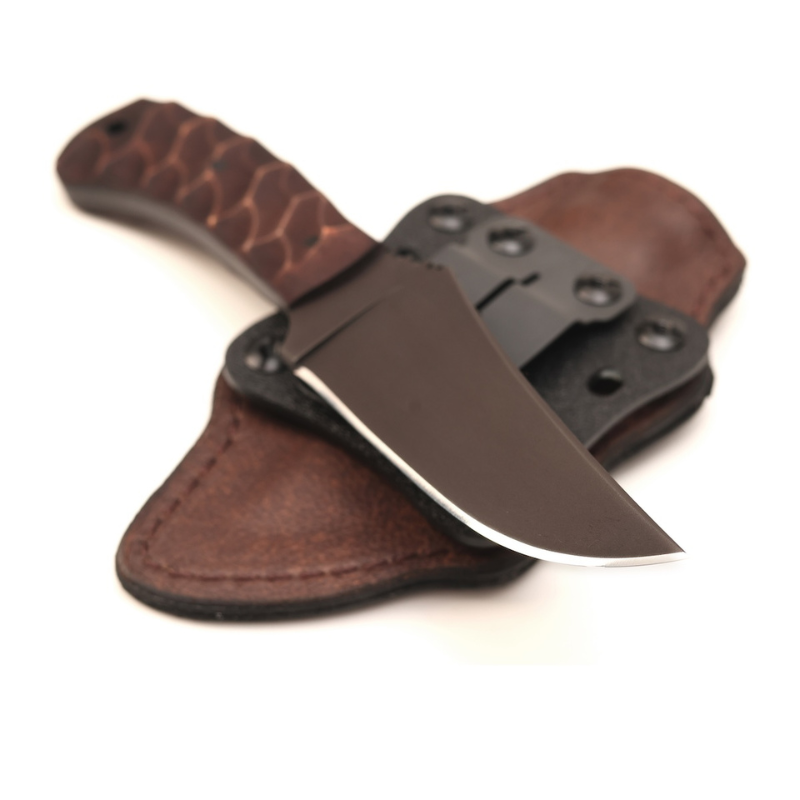 Winkler Blue Ridge Crusher with sculpted maple grip showing ergonomic handle contour and integrated rear crusher spike