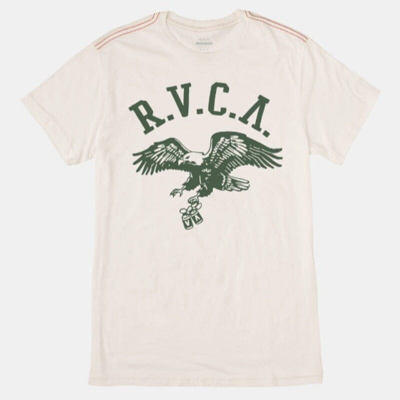 RVCA B.Y.O.B T-Shirt Graphic Tee RVCA Antique White Large 
