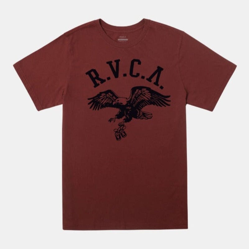 RVCA B.Y.O.B T-Shirt Graphic Tee RVCA Red Earth Large 