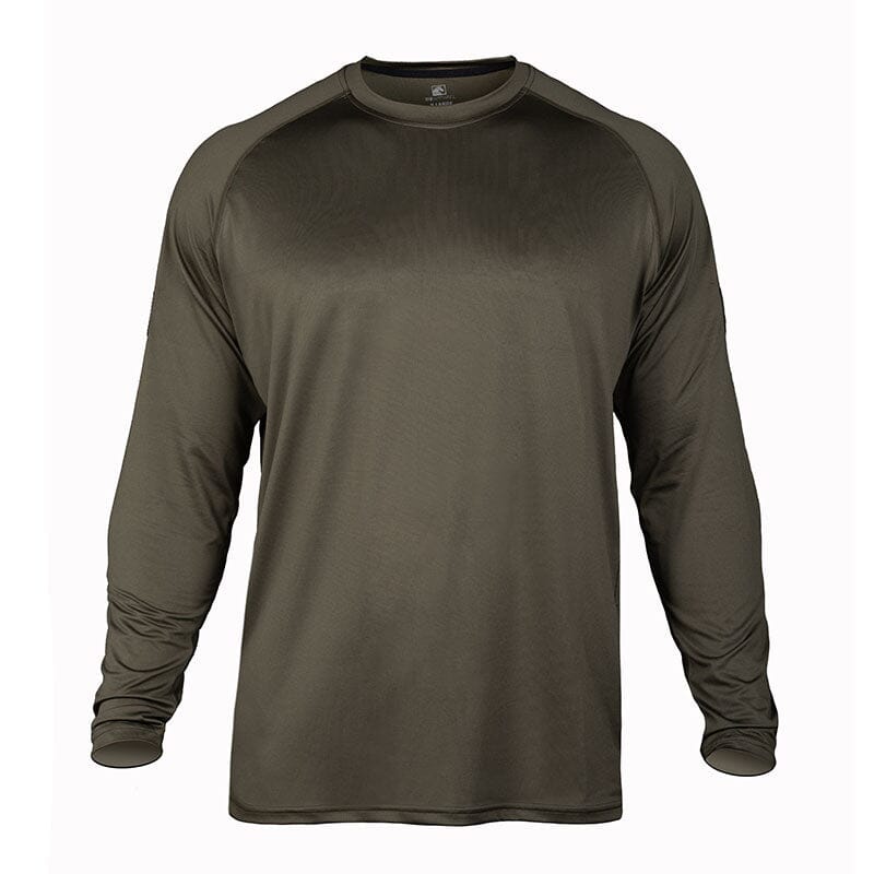 Moisture-wicking tactical shirt with 4-way stretch- TD Long Sleeve Shooter Shirt TD Apparel True Ranger Green 3X-Large