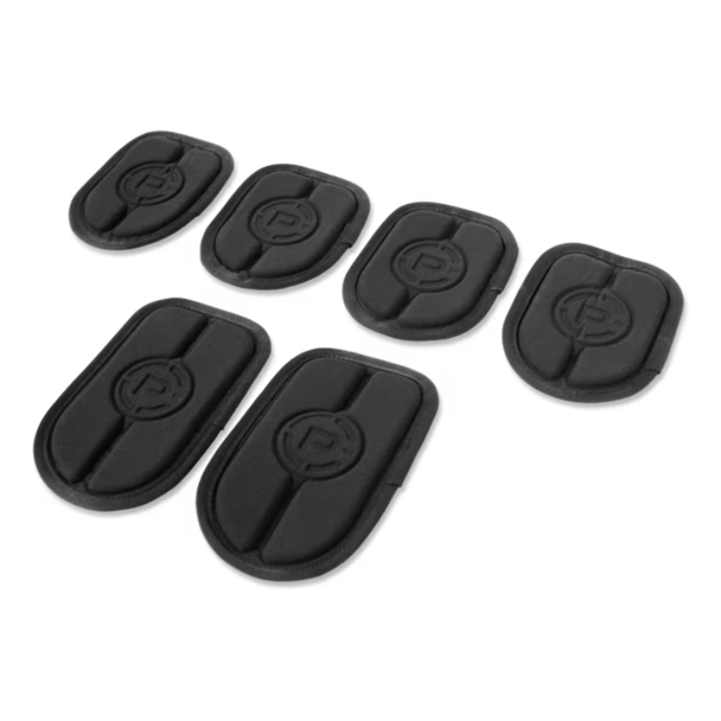 Crye Precision AVS Harness Pads in Black – Tactical cooling pads with air channel design for enhanced comfort and airflow during extended wear.