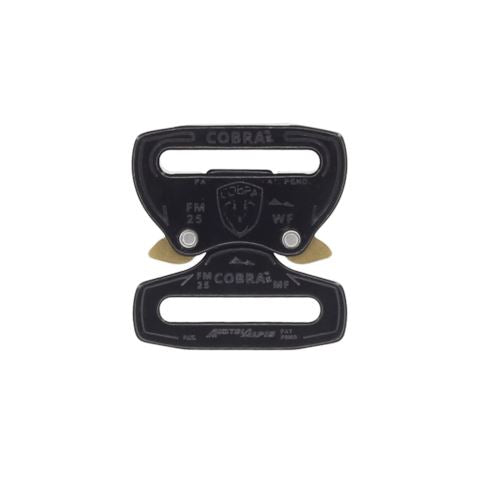 Ferro Concepts 1 inch Mini Cobra Buckle designed to add quick detach shoulder strap functionality to FCPC V5 plate carriers for faster donning and doffing in professional tactical environments