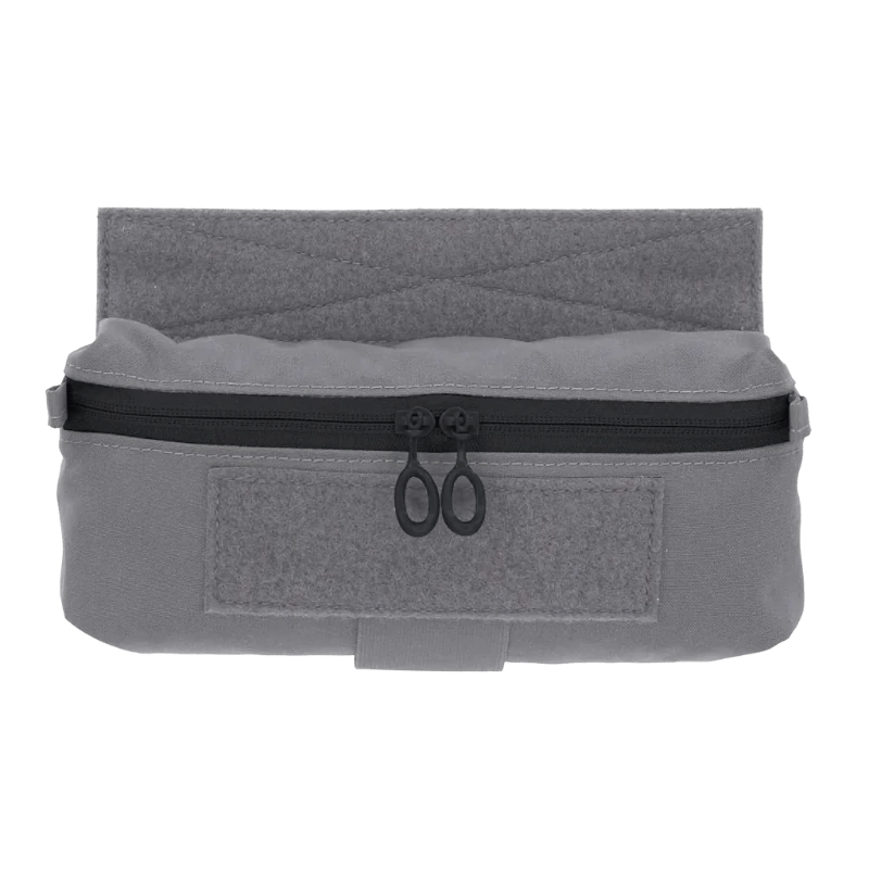 Ferro Concepts Mini Dangler Wolf Grey low profile storage pouch designed for chest rigs, plate carriers, and streamlined loadouts