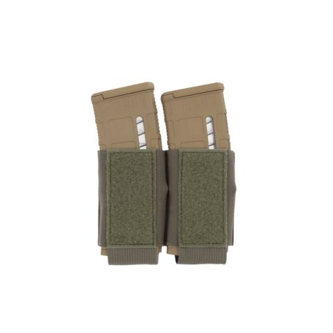 Ferro Concepts Turnover Double 556 Ranger Green elastic retention insert designed for secure rifle magazine storage inside plate carriers